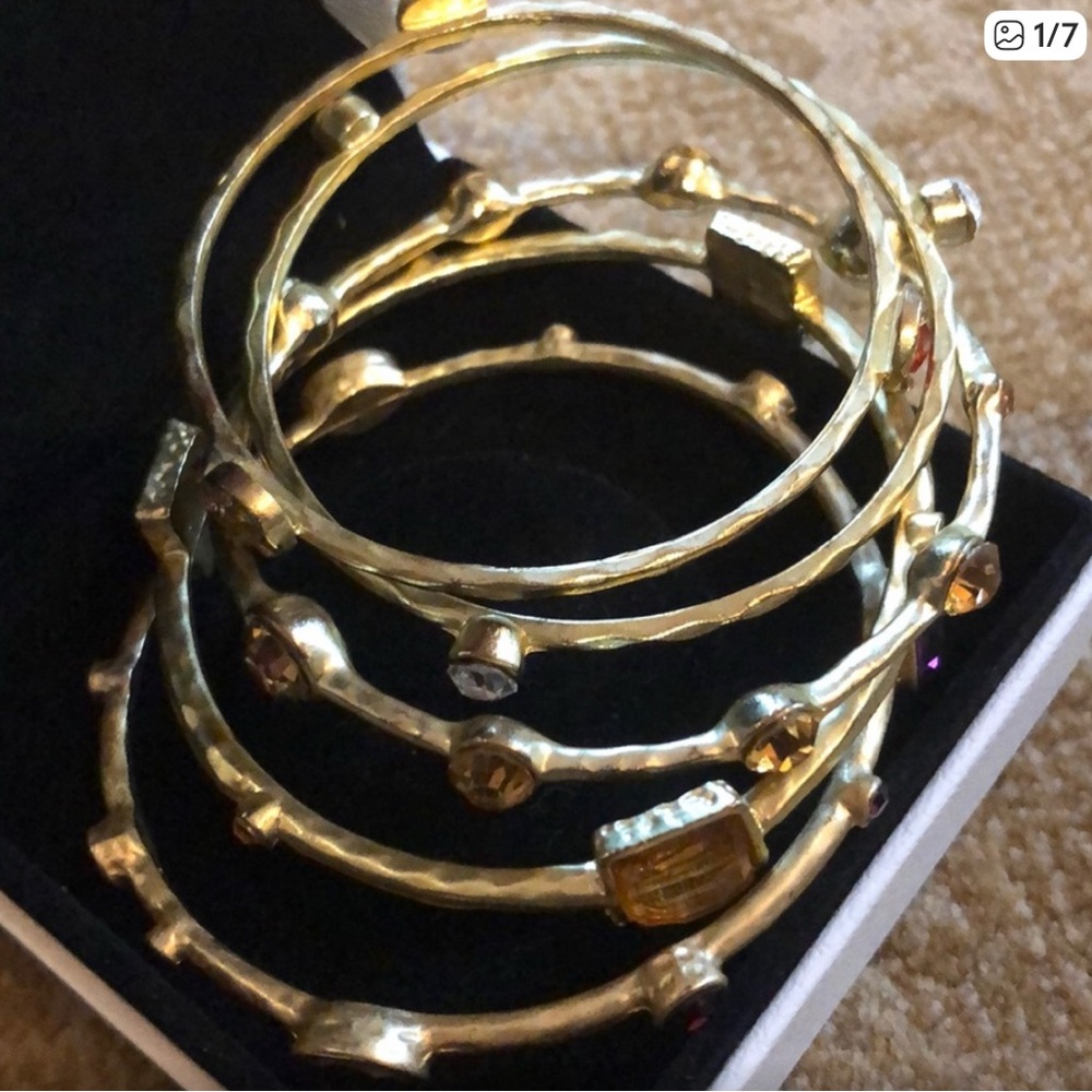 Elegant Gold Bangle Set